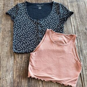 American Eagle soft and sexy set of two tops size small
